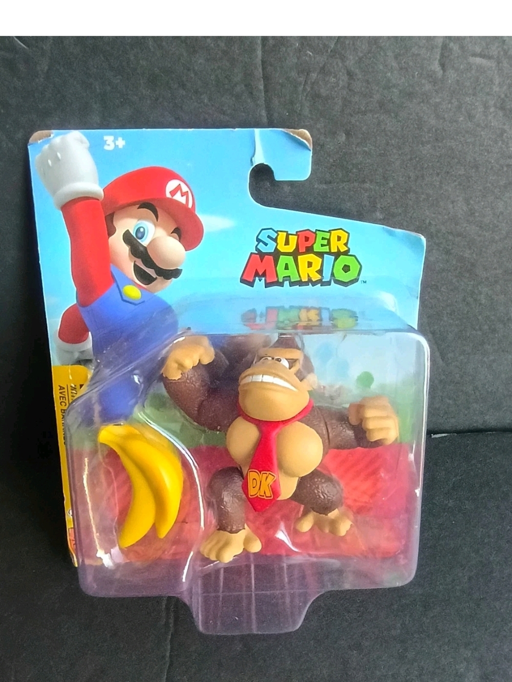 Super Mario Bros. Jakks Pacific Nintendo Donkey Kong with Banana 2.5" Figure New
